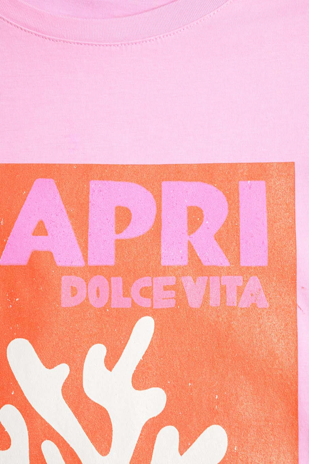 Baby Pink Capri Dolce Vita T-shirt Made in Italy