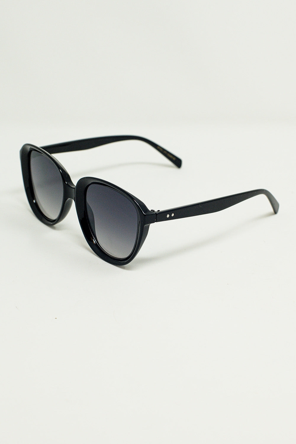 Big Round Sunglasses In Black - Sunglasses