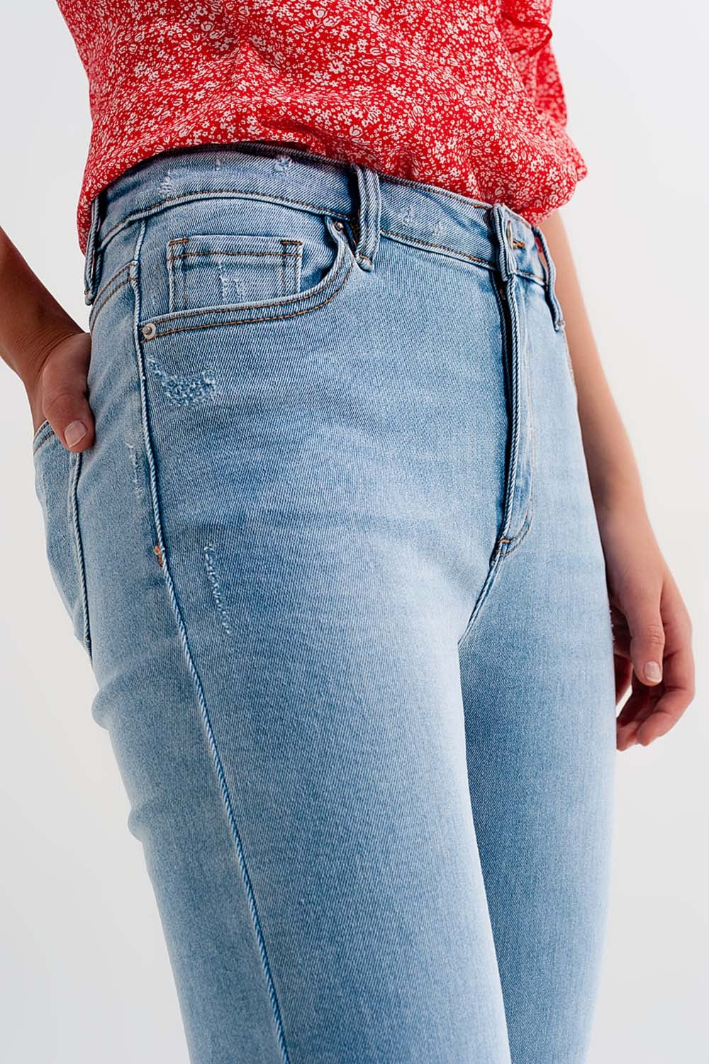 Bleach ripped jeans Q2 Jeans BoutiqueLua