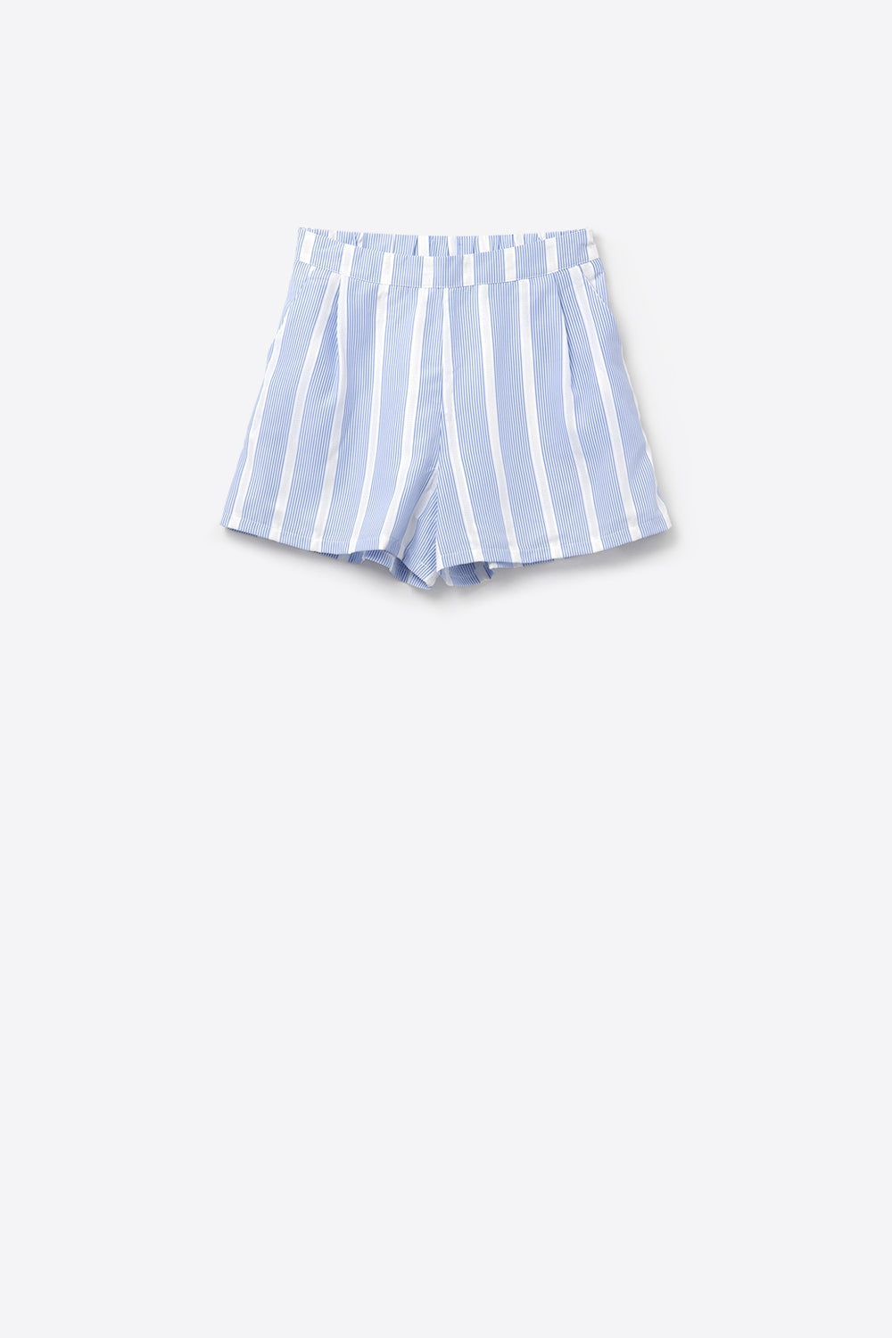 Blue and White Shorts with side pockets - Shorts