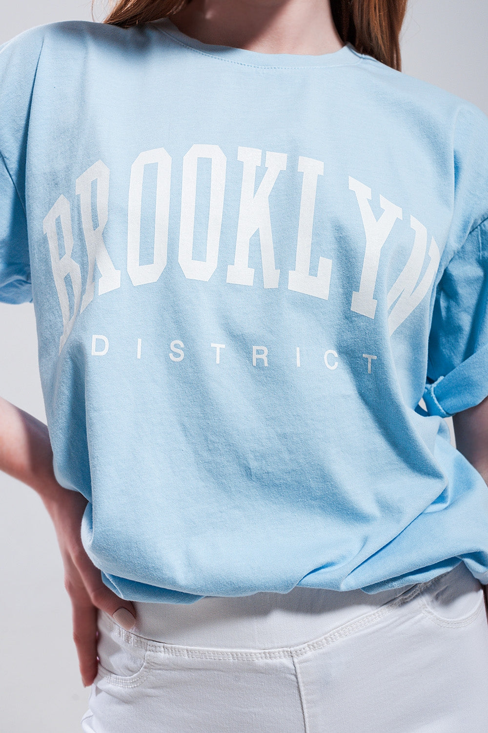 Brooklyn t shirt in blue - T-Shirts