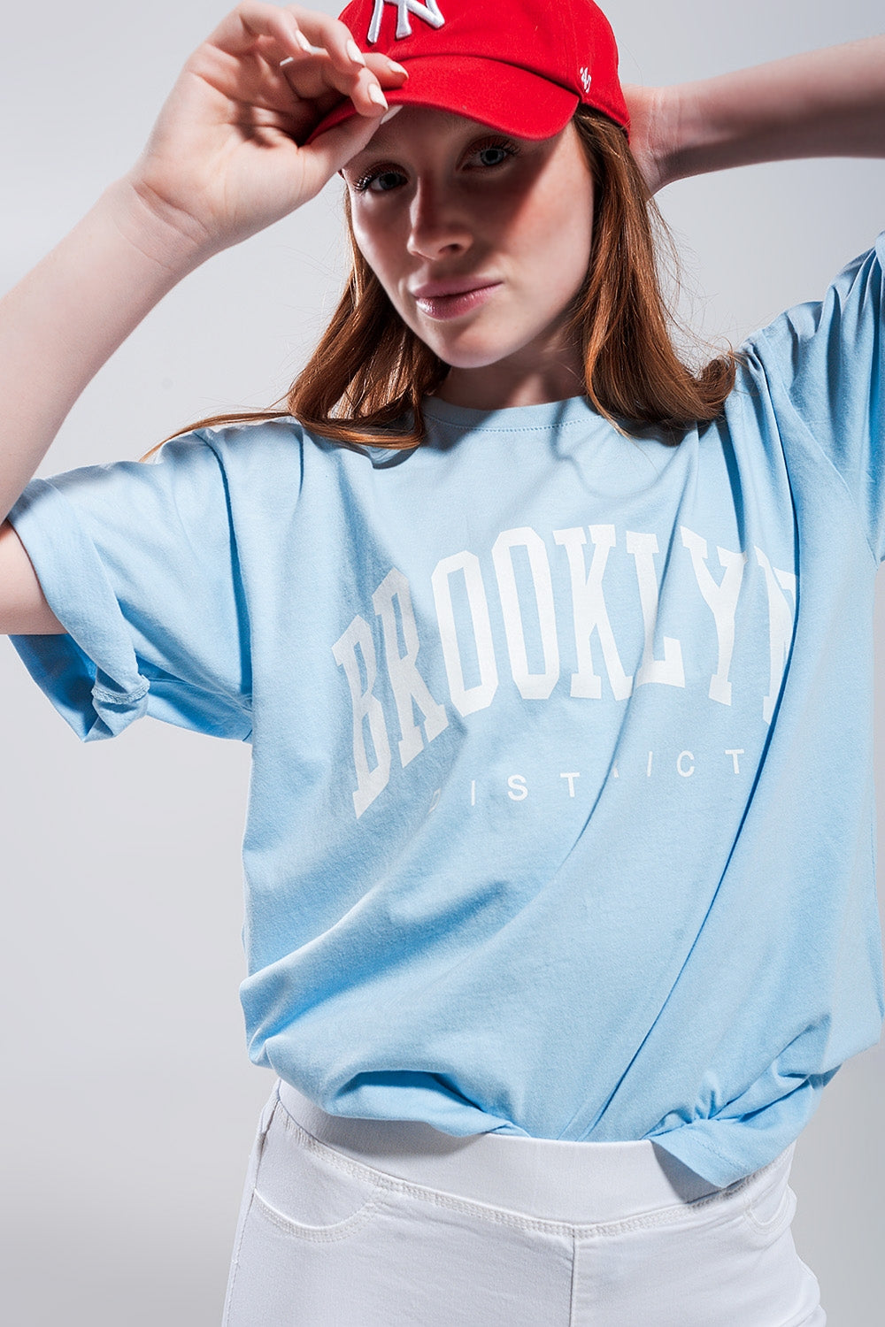 Brooklyn t shirt in blue - T-Shirts