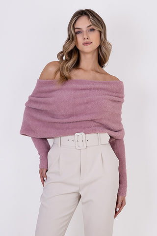Chic Soft Bristle Yarn Jumper