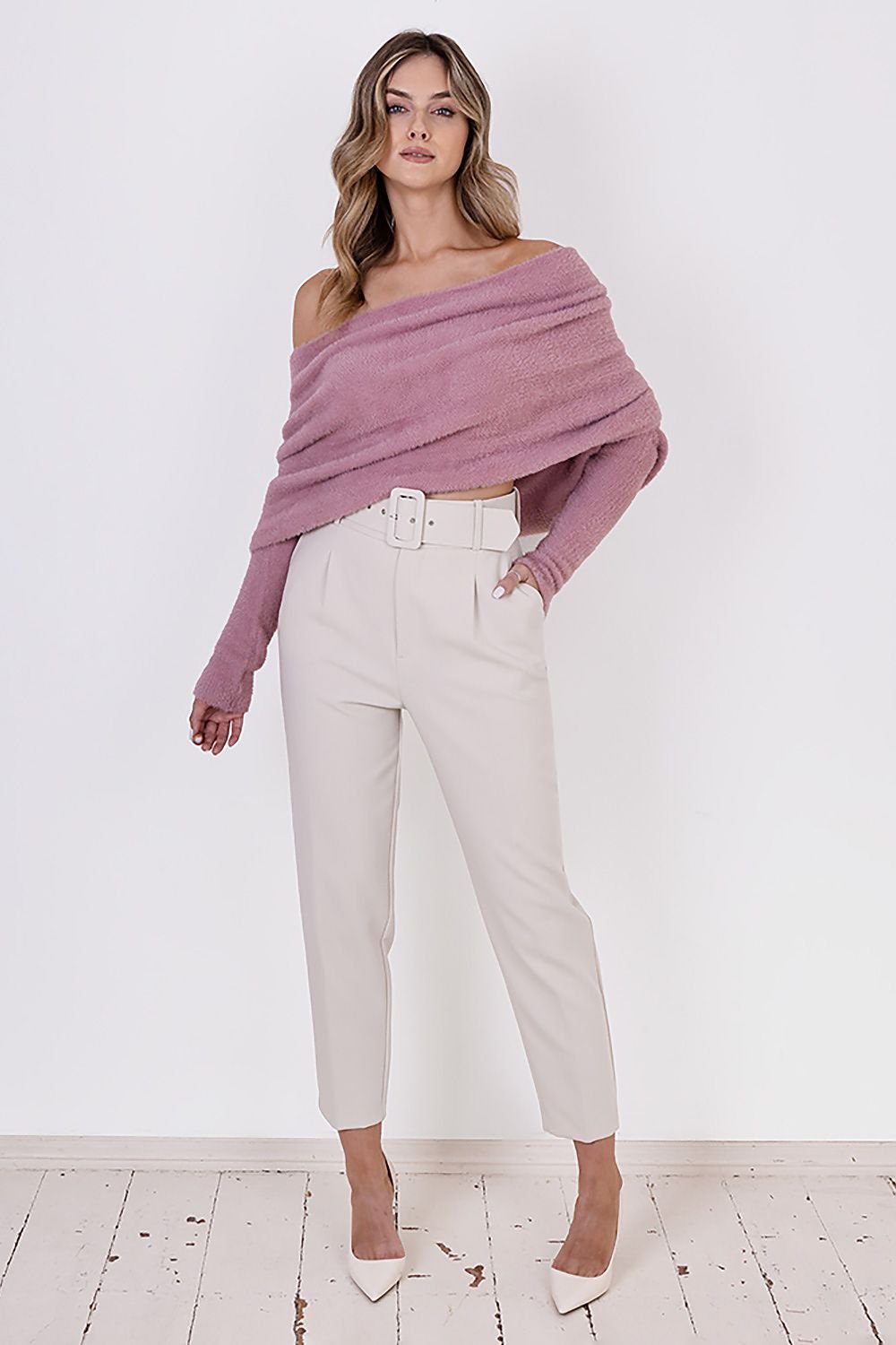 Chic Soft Bristle Yarn Jumper