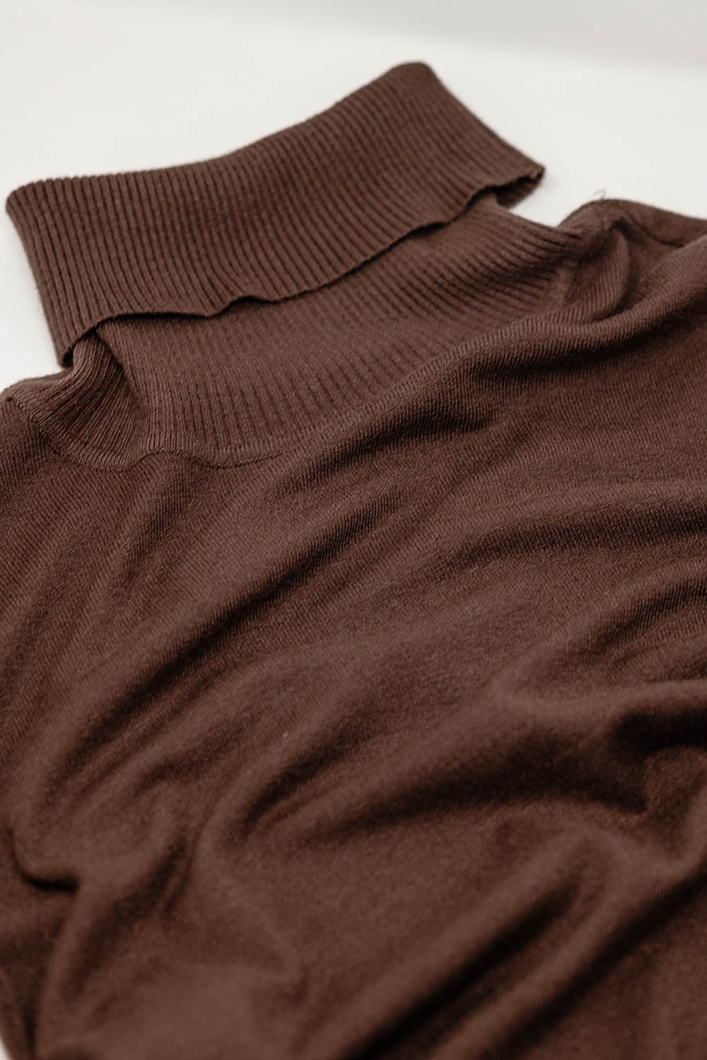 Q2 leatherette effect super skinny pants in light brown