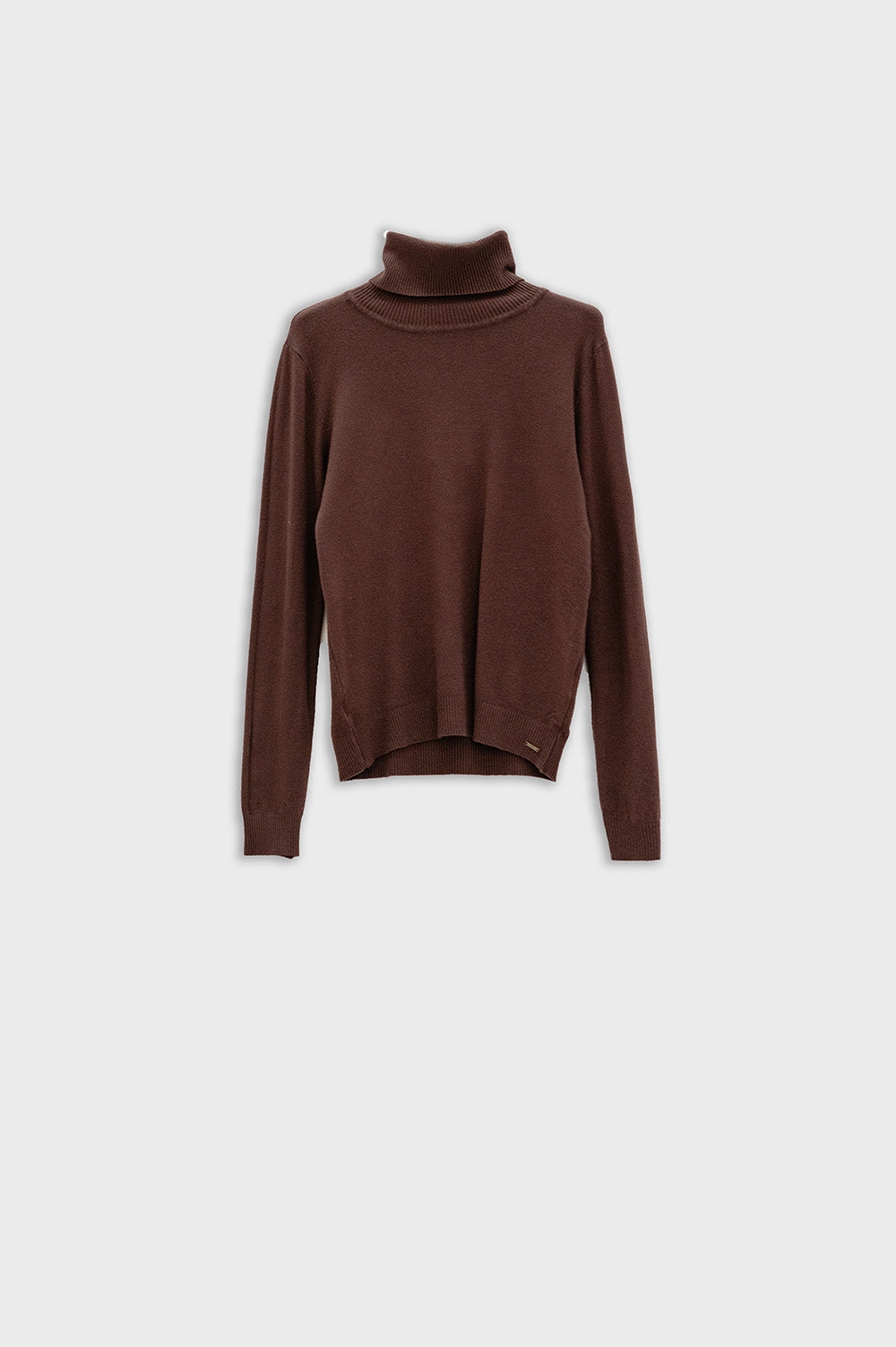 Q2 leatherette effect super skinny pants in light brown
