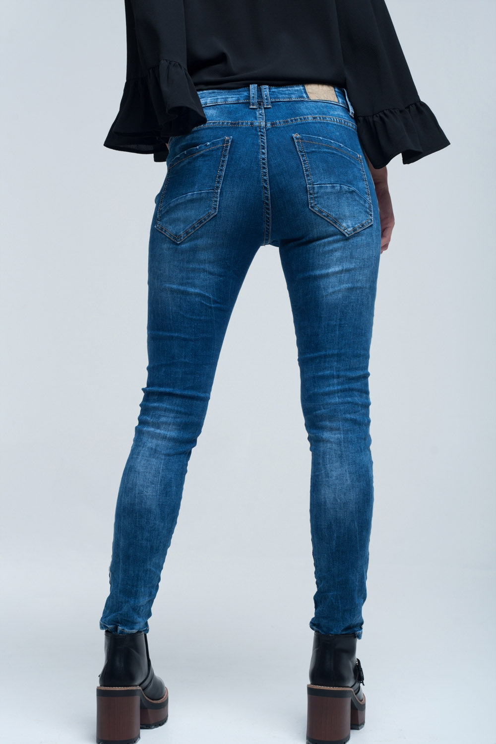 Jeans skinny with stripes on the side - Jeans