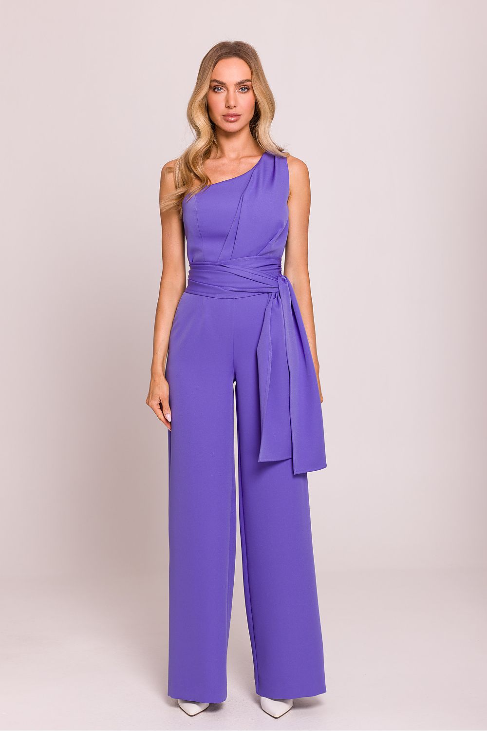 One Shoulder Jumpsuit for Women Elegant Design violet - Jumpsuits
