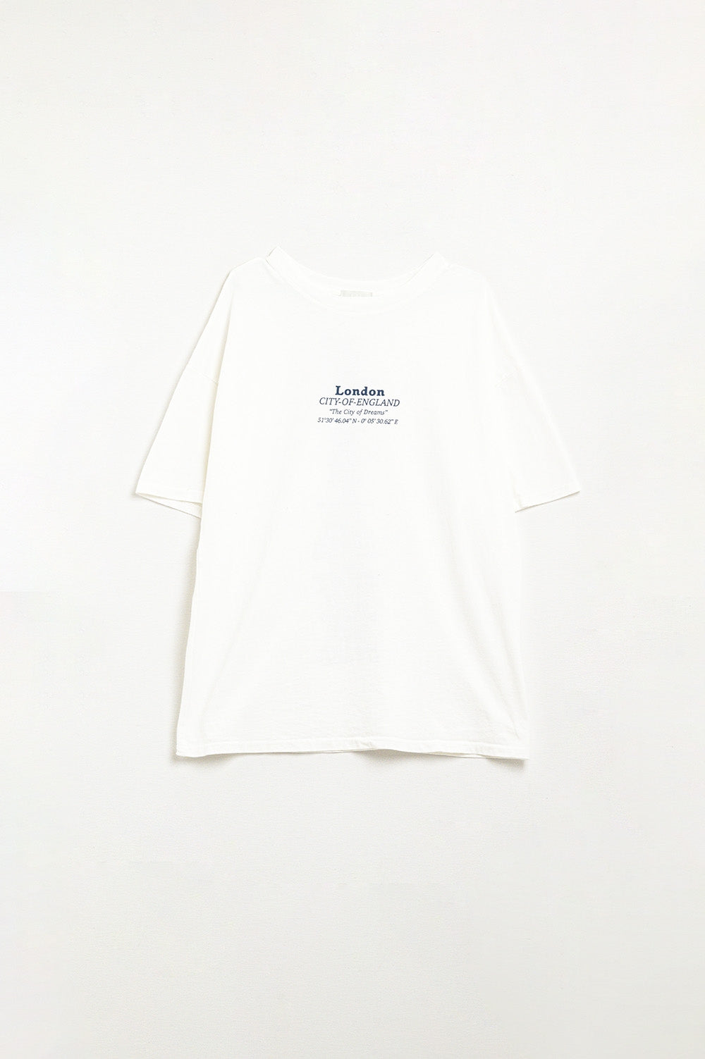 Oversized fit t-shirt with London grafic print - T-Shirts