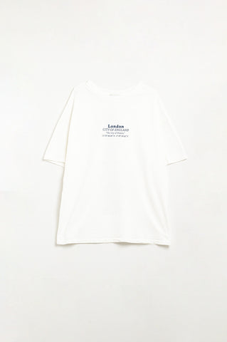 Oversized fit t-shirt with London grafic print