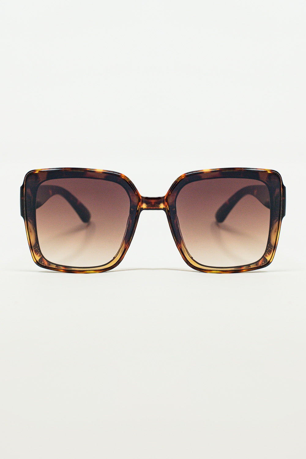 Oversized square Cat Eye Sunglasess in Brown - Sunglasses
