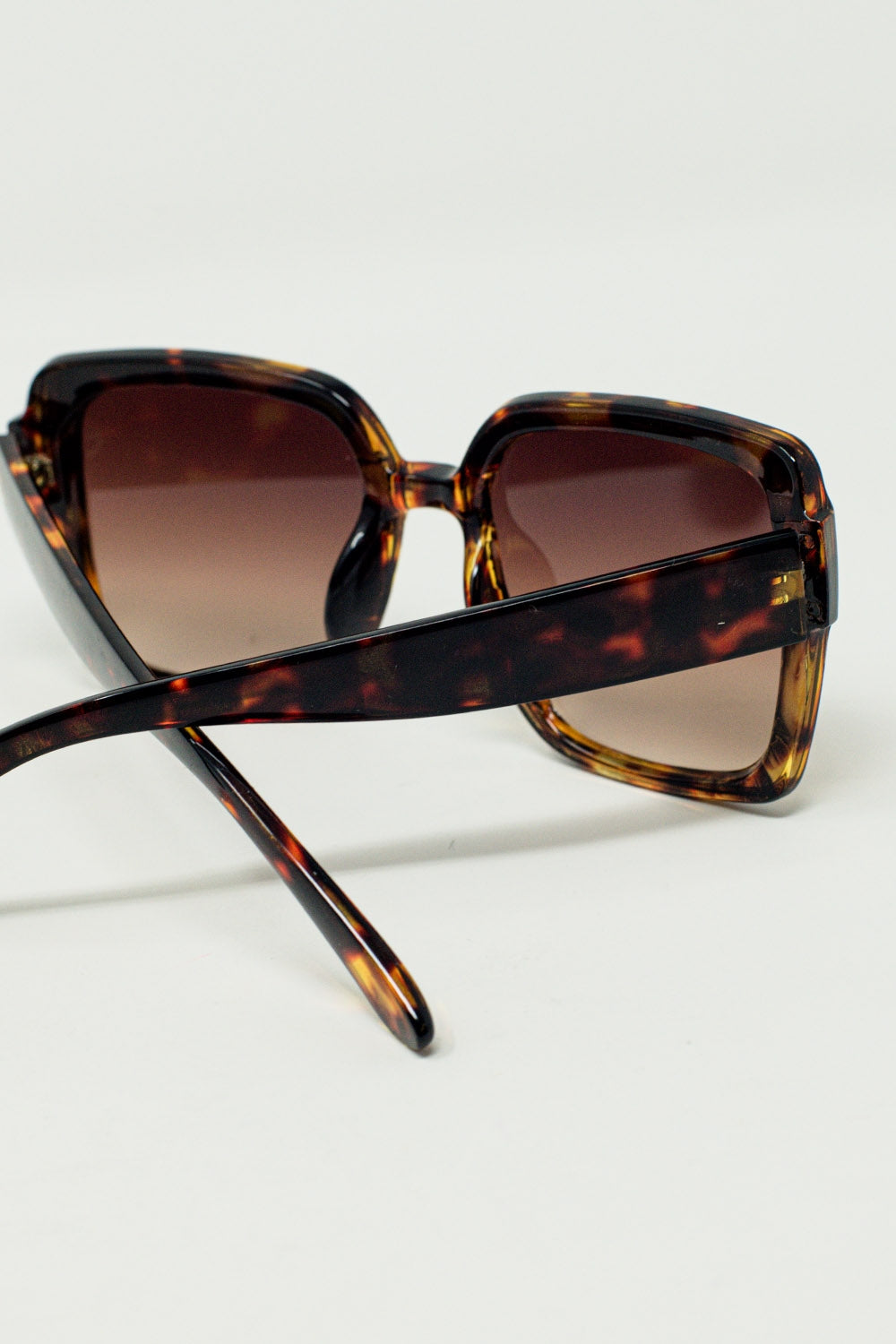 Oversized square Cat Eye Sunglasess in Brown - Sunglasses
