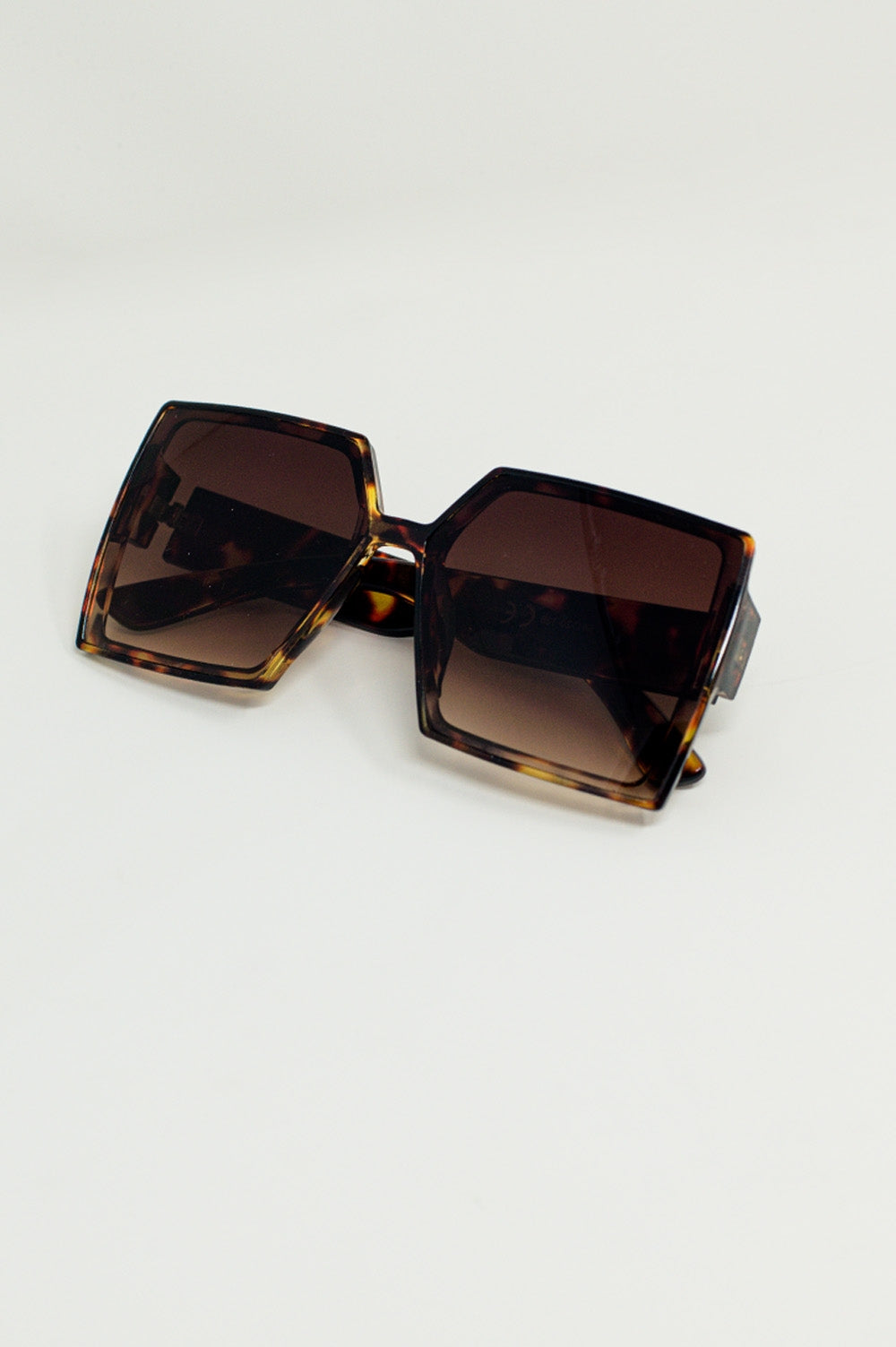 Oversized Square Sunglasses In brown - Sunglasses