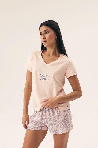 BoutiqueLua Printed Ladies Pyjama Shorts Set