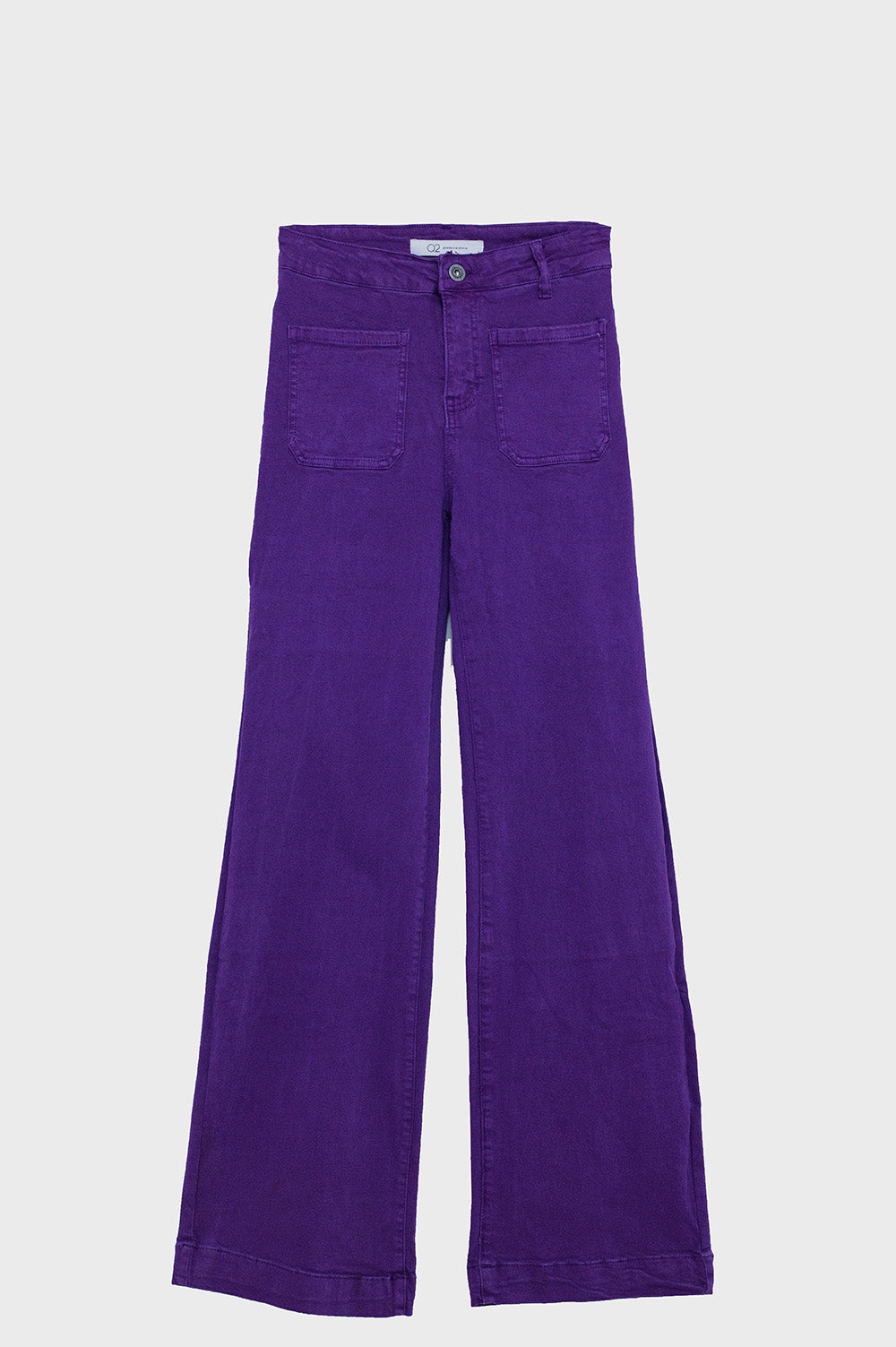 Purple flair jeans with large front pockets - Jeans