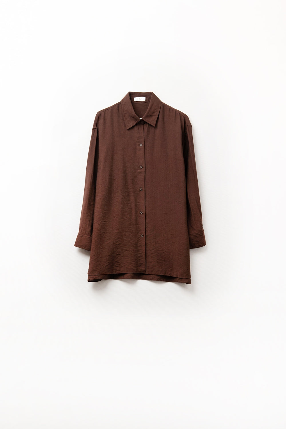 relaxed fit Brown Shirt long Sleeves - Shirts