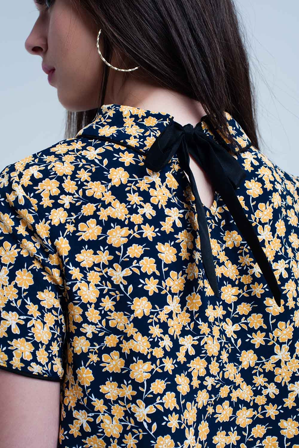 Shirt with yellow flowers print - Shirts