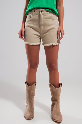 Short beige