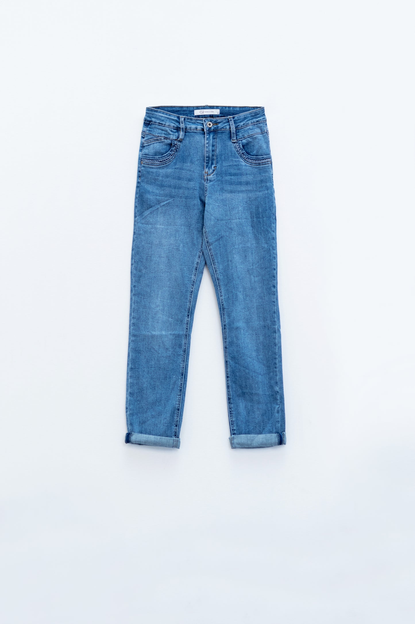 Skinny Jeans In light wash with detail on the pocket - Jeans