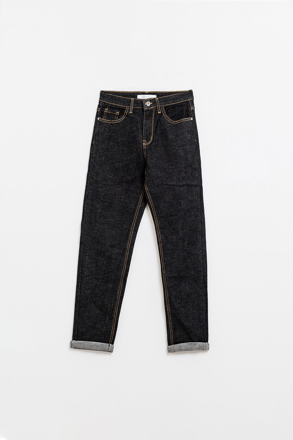 Skinny Jeans With Contrast Stitching - Jeans