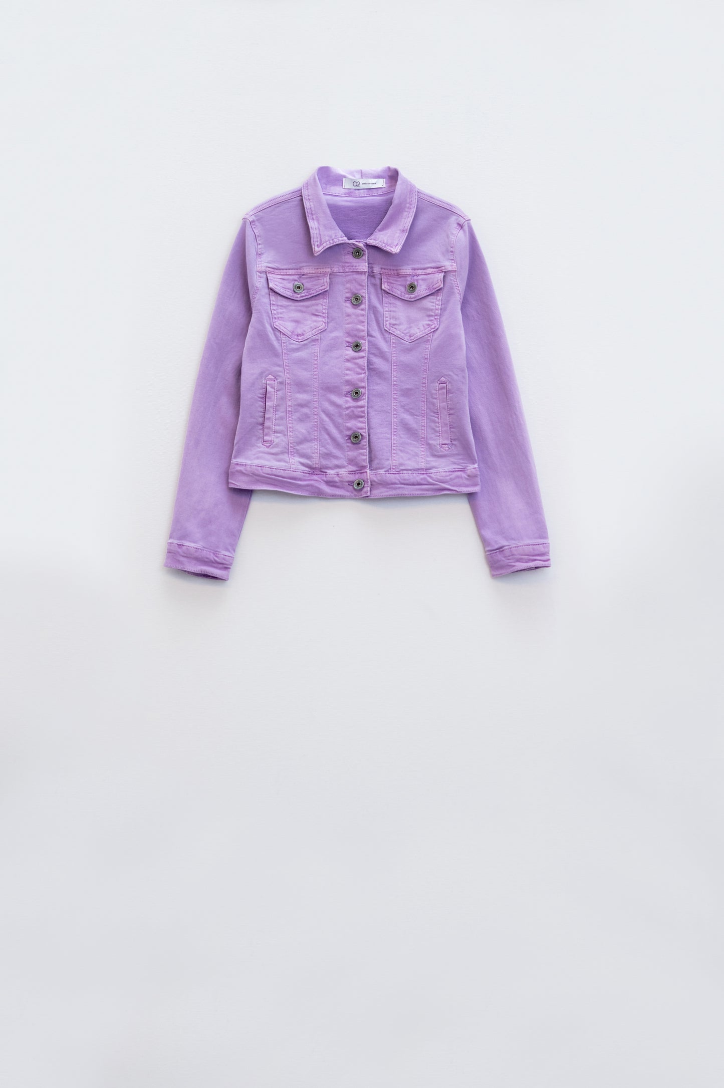 Slim denim trucker jacket in Lilac - Jackets