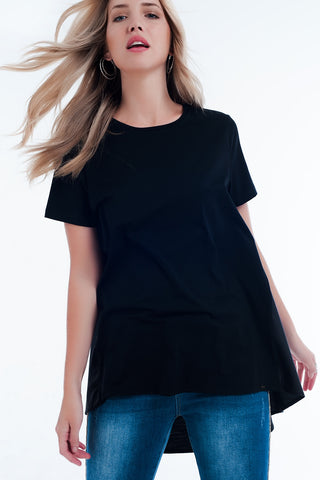 T-shirt dress in black