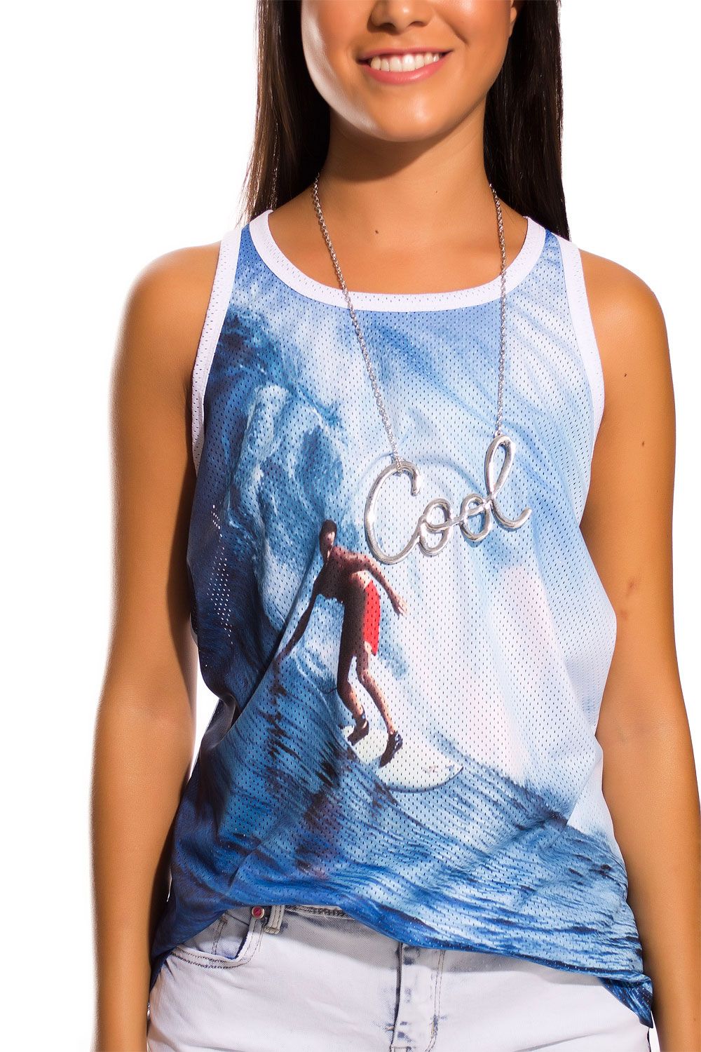 Vest with surf print - Vests