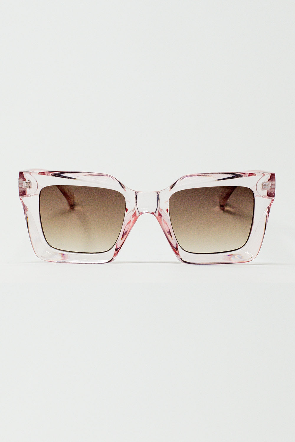 90's Squared Sunglasses in Pink - Sunglasses