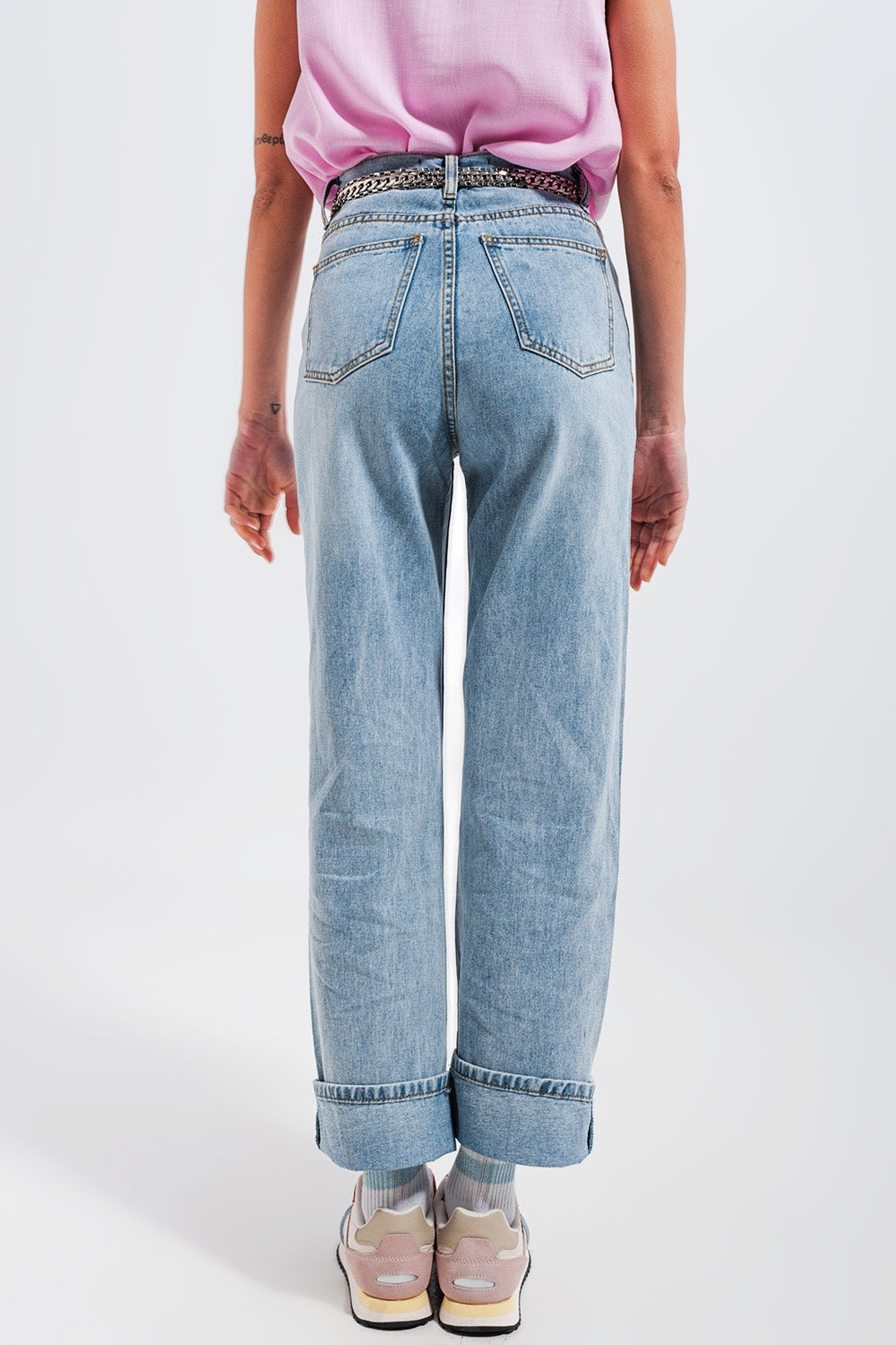 90s jean in heart print - Jeans