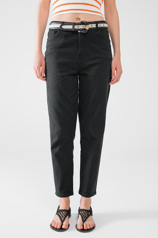Ankle skinny Basic Jeans in black - Jeans