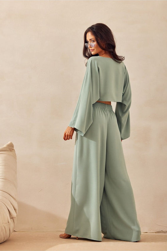 BoutiqueLua Wide Leg Loose Fit Trousers for Women -