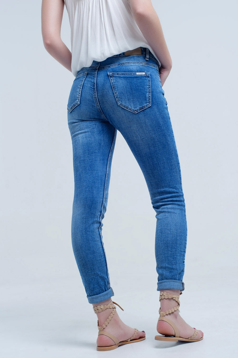 Basic jeans pants with pockets - Jeans