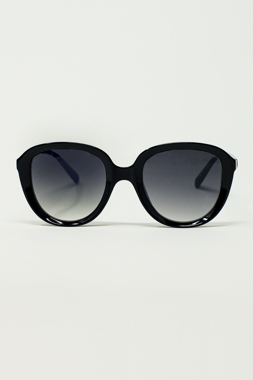 Big Round Sunglasses In Black - Sunglasses