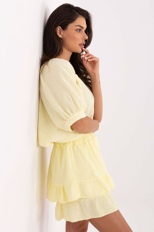 Casual Matching Skirt and Top for Women - Outfit Sets