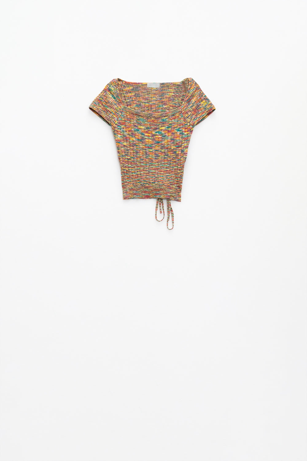 Colorful elastic top with bare lower back Q2 Sweaters BoutiqueLua