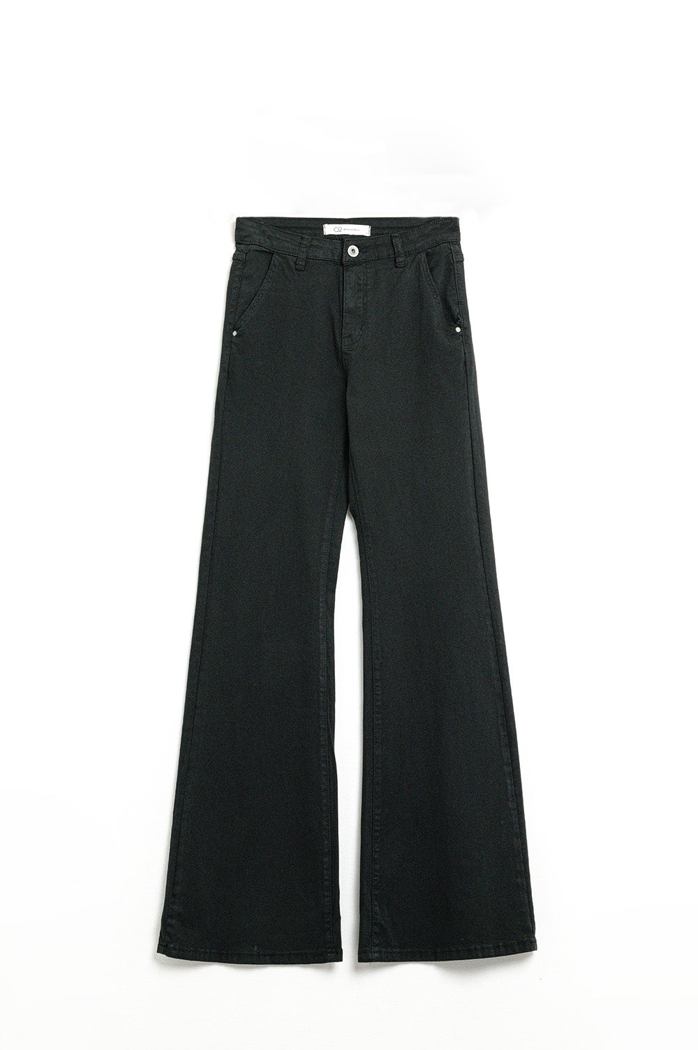 Comfy Stretcy Black Flared Pants - Trousers