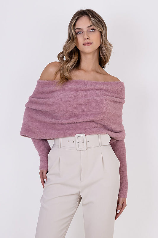 Pull chic en laine à poils doux