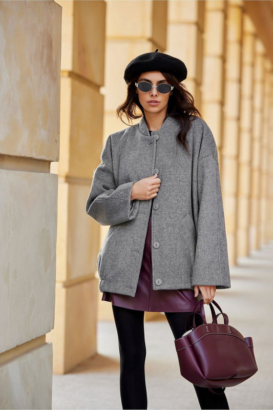Clea Casual Elegance Jacket grey - Jackets