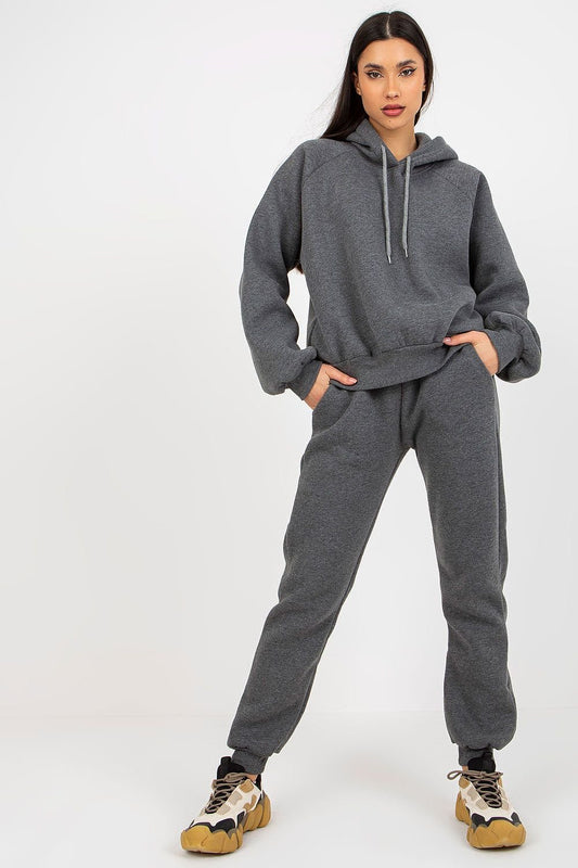 Cozy Hooded Sweatshirt Set with Long Pants