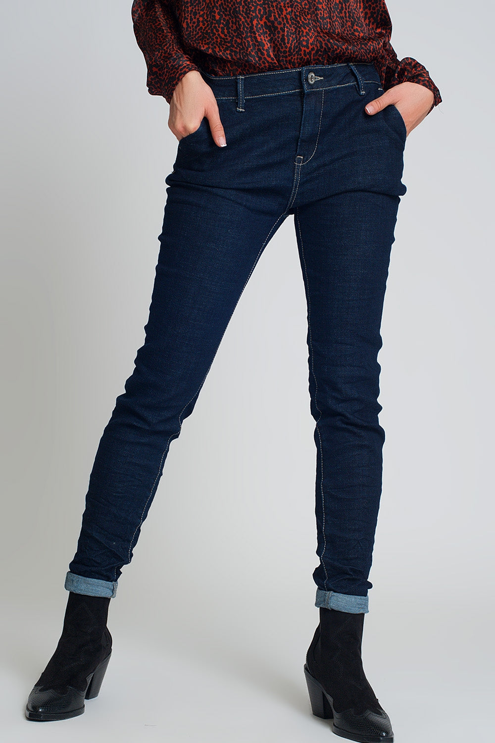 Jeans skinny cut chino style Q2 Jeans BoutiqueLua