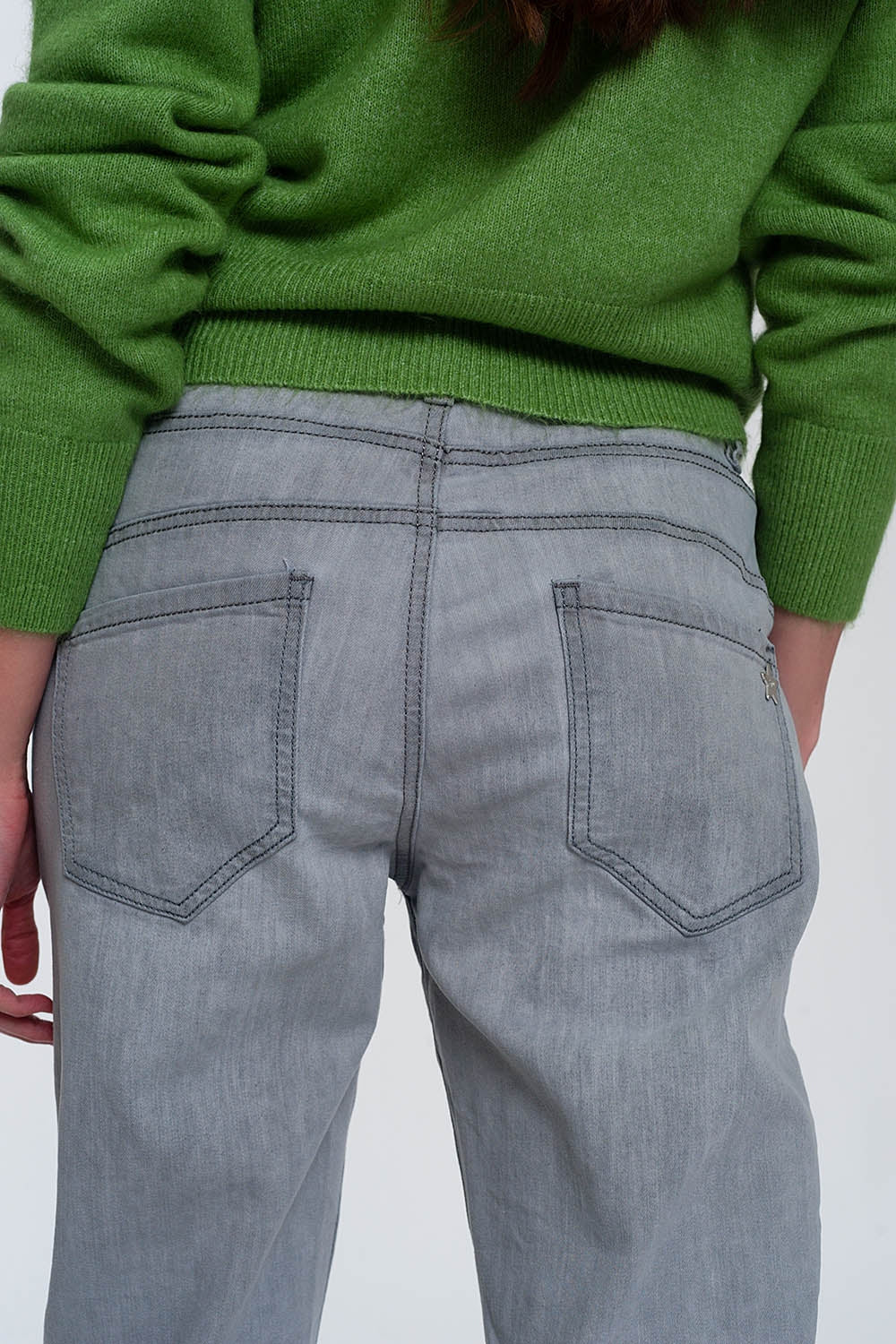 Lightweight jogger jeans in grey - Jeans