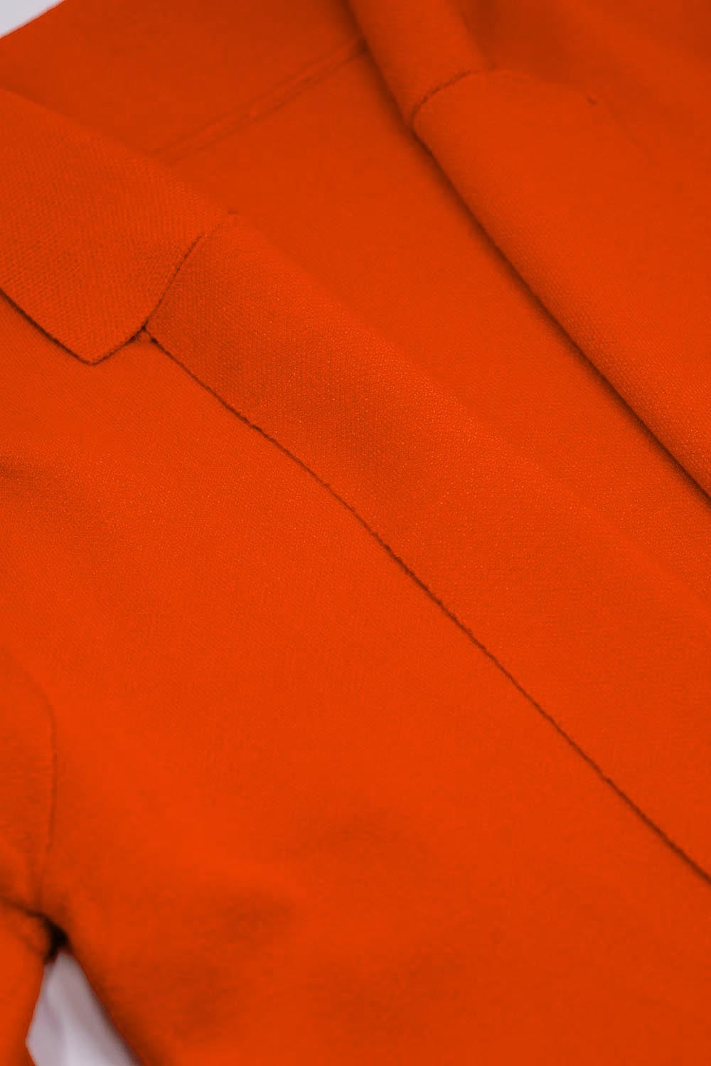 Oversized collar maxi cardigan in orange Q2 Sweaters BoutiqueLua