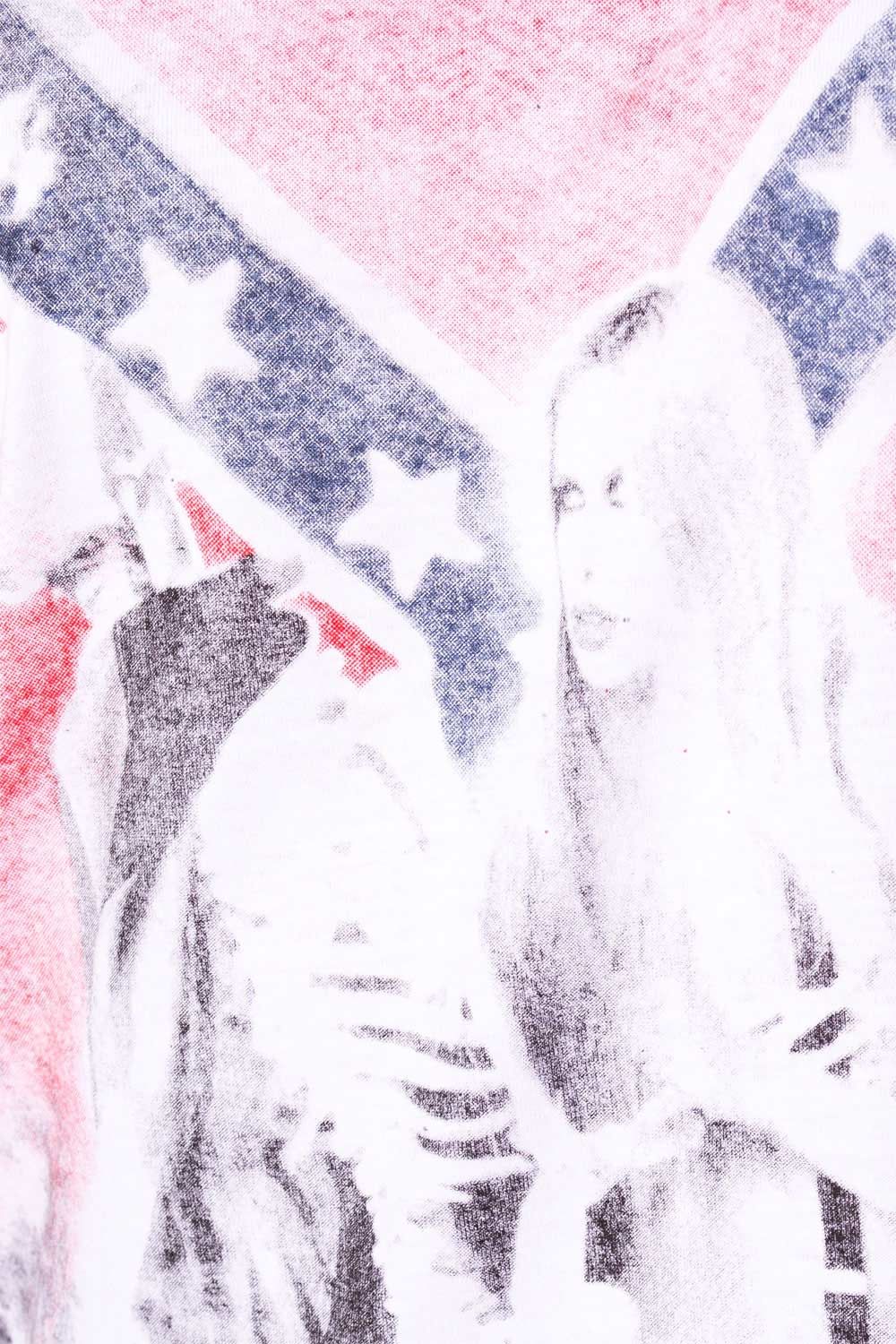 White vest with flag print - Vests